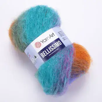 YARNART-BELLISSIMO-בליסימו צמר נעים במיוחד לסריגה בצבעים מתחלפים-1421