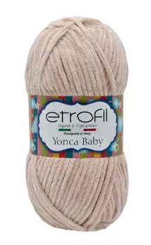 YONCA BABY- צמר קטיפה לתינוקות יאנקה בייבי -אפרסק בהיר 318