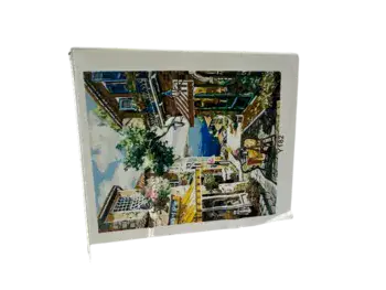 ערכה ליצירה- ציור במספרים על קנווס 50X40- דגם נוף