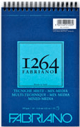 בלוק אקוורל ספירלה פבריאנו 1264 A5 MIX-MEDIA FABRIANO