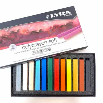POLYCRAYON SOPT- 12 גוונים- גירי פסטל