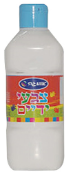 בקבוק צבעי ידיים 500 מ"ל צבע-לבן רחיץ במיוחד לילדים לא רעיל!