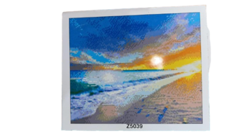 שיבוץ יהלומים על קנווס 30X40 - נוף שקיעה