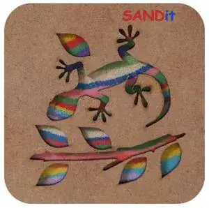 SANDit ערכה ליצירת תמונה עם חול צבעוני- גיקית