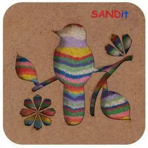 SANDit ערכה ליצירת תמונה עם חול צבעוני- ציפור