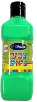 בקבוק גואש 500 מ"ל צבע-ירוק זוהר רחיץ במיוחד לילדים לא רעיל!