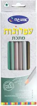 עפרונות לאחיזה נוחה בצבעים מתכתיים