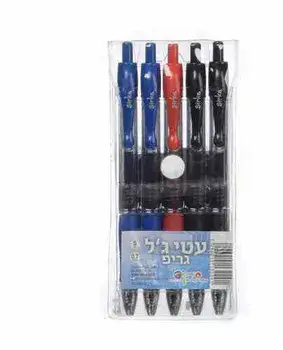 סט עט ג'ל גריפ
