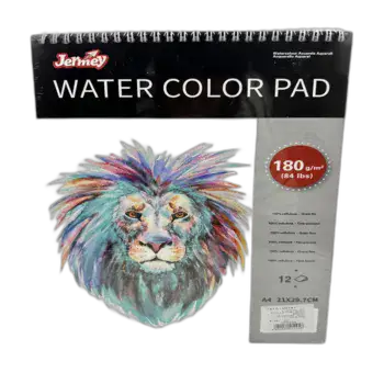 WATER COLOUR PAD- בלוק לצבעי מים 180 גרם 12 דף A4
