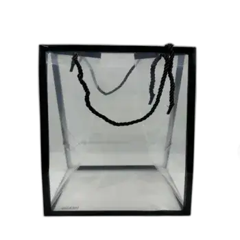 שקית שקופה מפלסטיק קשיח- 20X30X16