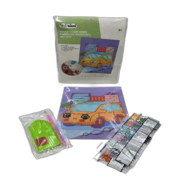ערכת יצירה להכנת תמונה מיהלומים 16X20- מכונית