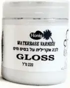 לכה על בסיס מים- מבריק 220 מ"ל