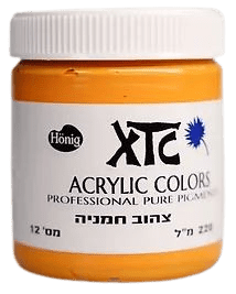 צבעי אקריליק XTC צהוב_חמניה_12