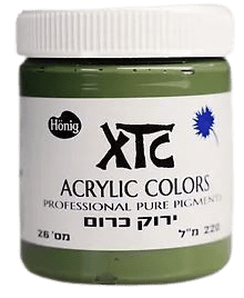 צבעי אקריליק XTC ירוק_כרום_26