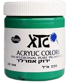 צבעי אקריליק XTC ירוק_אמרלד_28