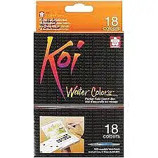 קוביות צבעי מים מקצועי- 18 גוונים