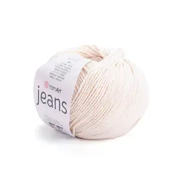 YARNART-JEANS-חוט סריגה קייצי ג'ינס מתאים במיוחד לבובות ובגדי קייץ- 55% כותנה (05)