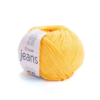 YARNART-JEANS-חוט סריגה קייצי ג'ינס מתאים במיוחד לבובות ובגדי קייץ- 55% כותנה (35)