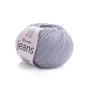 YARNART-JEANS-חוט סריגה קייצי ג'ינס מתאים במיוחד לבובות ובגדי קייץ- 55% כותנה (46)