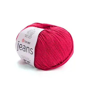 YARNART-JEANS-חוט סריגה קייצי ג'ינס מתאים במיוחד לבובות ובגדי קייץ- 55% כותנה (51)