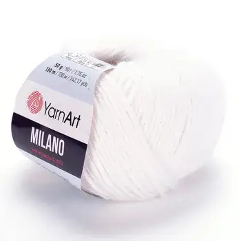 YARNART-MILANO-צמר מילנו-לבן 851