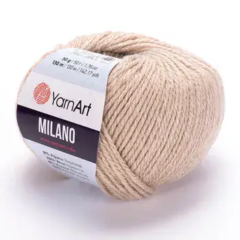 YARNART-MILANO-צמר מילנו-קפה 854