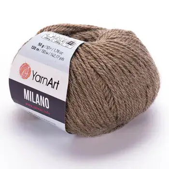 YARNART-MILANO-צמר מילנו-חום 855