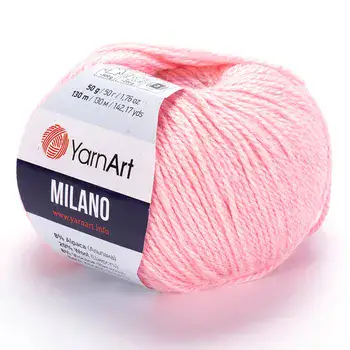 YARNART-MILANO-צמר מילנו-ורוד 859