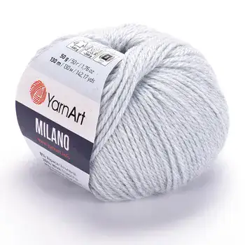 YARNART-MILANO-צמר מילנו-אפור 866