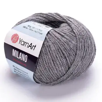 YARNART-MILANO-צמר מילנו-אפור 868