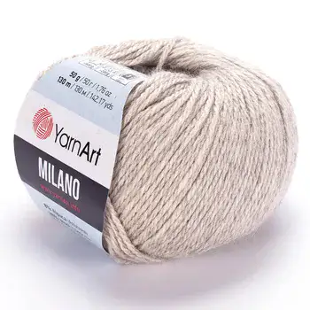 YARNART-MILANO-צמר מילנו-קפה 870