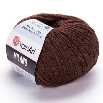 YARNART-MILANO-צמר מילנו-חום 871