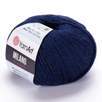 YARNART-MILANO-צמר מילנו-כחול כהה 877