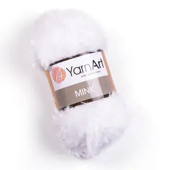 YARNART-MINK-צמר מילק לבן-345