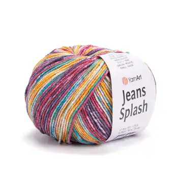 JEANS-SPLASH- חוט סריגה יארן ארט ג’ינס ספלאש מתחלף- 943