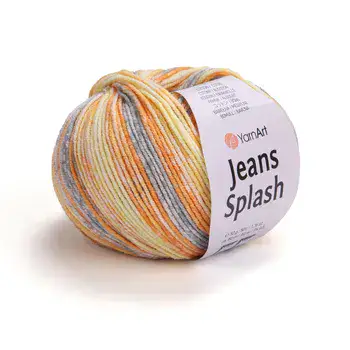 JEANS-SPLASH- חוט סריגה יארן ארט ג’ינס ספלאש מתחלף- 950