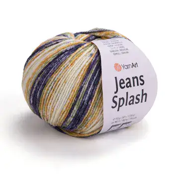 JEANS-SPLASH- חוט סריגה יארן ארט ג’ינס ספלאש מתחלף- 953