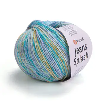 JEANS-SPLASH- חוט סריגה יארן ארט ג’ינס ספלאש מתחלף- 959