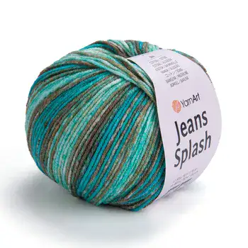 JEANS-SPLASH- חוט סריגה יארן ארט ג’ינס ספלאש מתחלף- 961