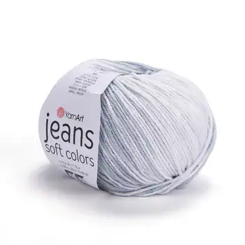 YARNART-JEANS-SOFT-COLORS-חוט סריגה מתחלף 55% כותנה-6208
