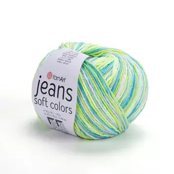 YARNART-JEANS-SOFT-COLORS-חוט סריגה מתחלף 55% כותנה-6211