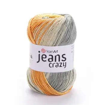 YARNART-JEANS-CRAZY-חוט ג'ינס קרייזי מתחלף-8210