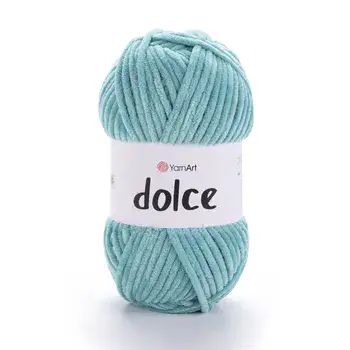 צמר קטיפה איכותי דולצ'ה- YARNART-DOLCE בצבע טורכיז -770