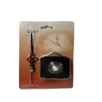 מנגנון לשעון שקט - מחוגים בצבע שחור מעוטר 21MM