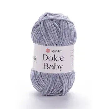 YARNART-DOLCE-BABY-חוט קטיפה דק דולצ'ה 782