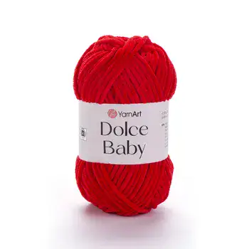 YARNART-DOLCE-BABY-חוט קטיפה דק דולצ'ה 748