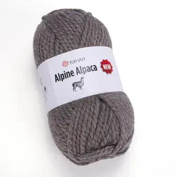 צמר אלפקה ALPINE ALPACA (1438) בצבע- חום