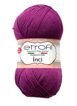 צמר ינקי Inci- לסריגה -סגול 660