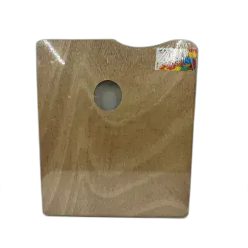 פלטה לערבוב צבעים מעץ 20X30