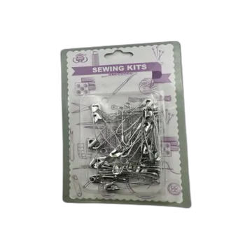 סיכות ביטחות בצבע כסף - בנוניות